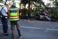 Képeken az Esztergomnál történt halálos baleset 8 Képeken az Esztergomnál történt halálos baleset 8