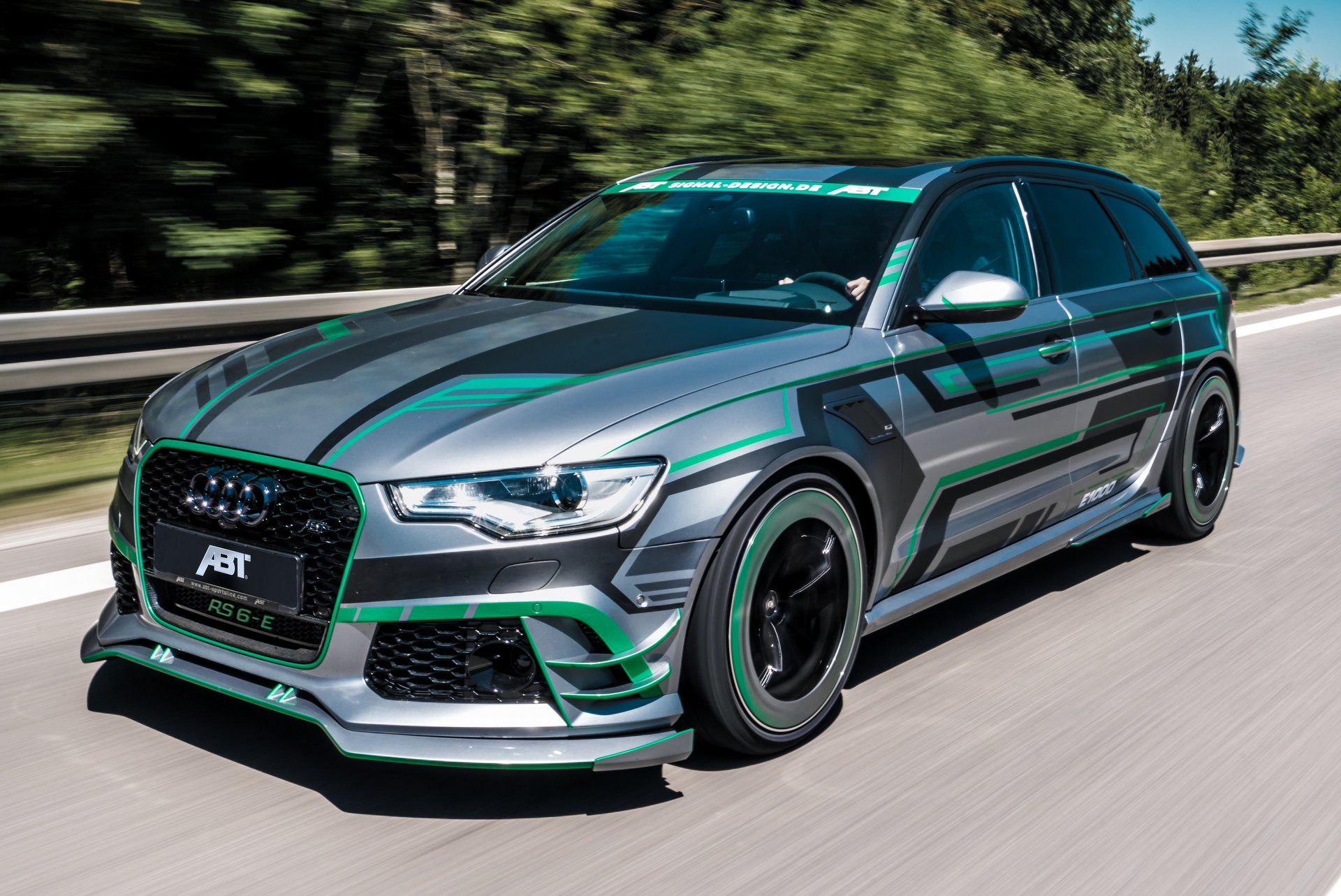 Eszement 1000 lóerős Audi RS6 hibrid az ABT-től 11