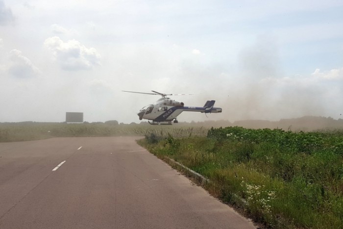 Helikopteres rendőri akció volt az M5-ösön 1