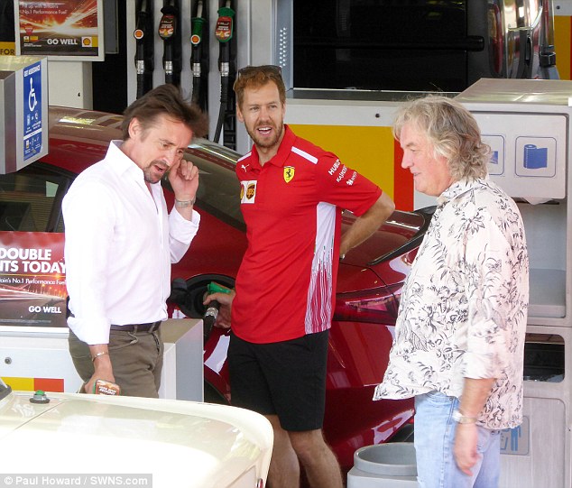 A leghíresebb autós sztárokkal forgatott Vettel 1