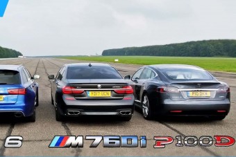 Lehet, hogy az évszázad blöffje a Tesla, de azért a Model S mindenkit ver gyorsulásban