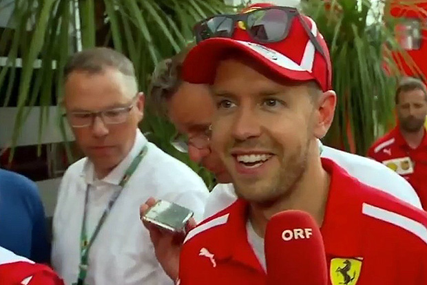 F1: Vettel nem tört össze, már poénkodik a nagy hibájával