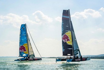 F1: Így csobbant Ricciardo a Balatonban - videó