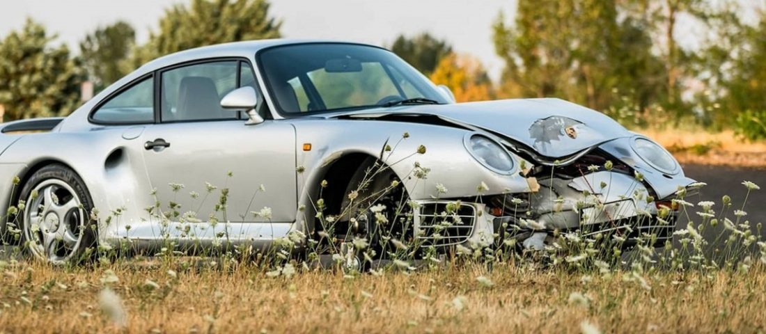 Törötten is egy vagyont ér ez a 959-es Porsche