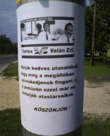 Jópofa cetlin üzent a magyar buszsofőr az utasoknak 2 | Vezess Jópofa cetlin üzent a magyar buszsofőr az utasoknak 2