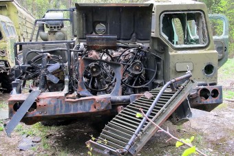 A világvége acélkatonáit találták meg egy orosz erdőben rohadva