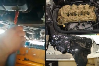Undorító trutymót engedtek le a szerelők olaj helyett