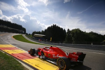 F1: Räikkönené a péntek Belgiumban