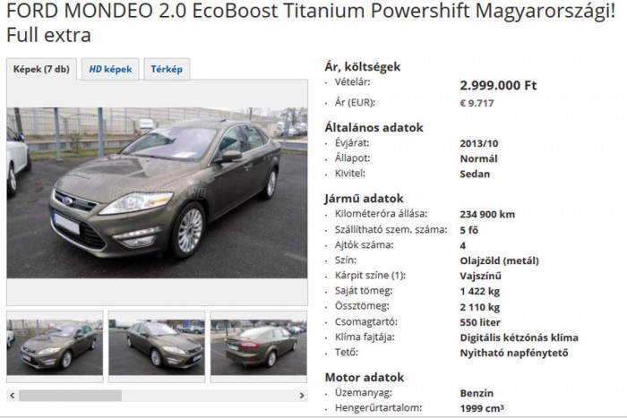 Használt autó: mennyire fáj, ha a szívedre hallgatsz? 5 Használt autó: mennyire fáj, ha a szívedre hallgatsz? 5
