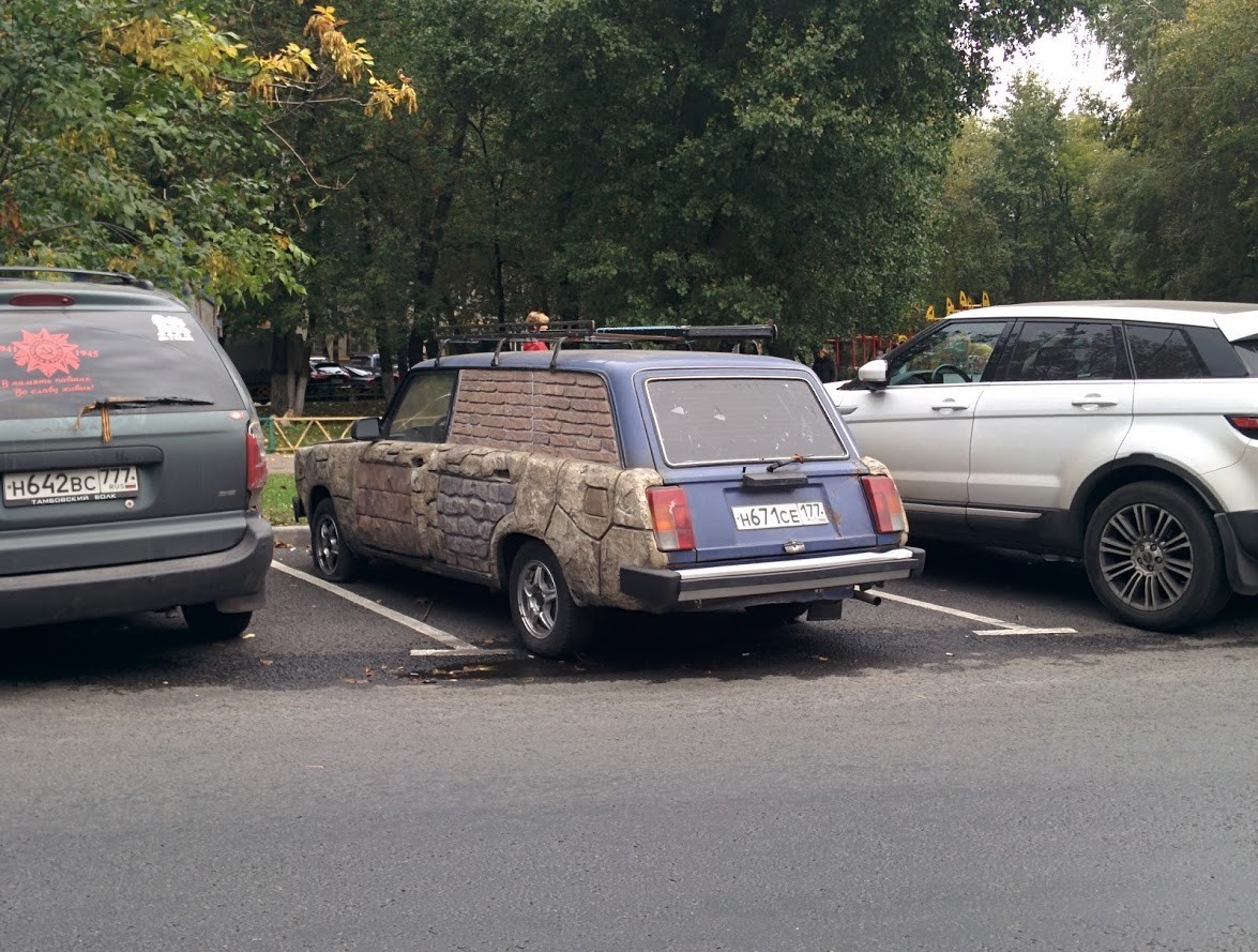 Kőkorszaki tuningot kapott ez a Lada-kombi 1