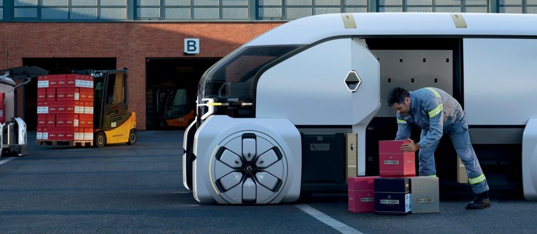 Robotfurgon-konvojt álmodott meg a Renault