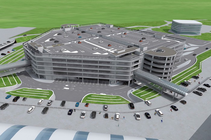 Elkezdődött a ferihegyi parkolóház építése