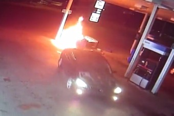 Begőzölt autós okozott tüzet egy benzinkúton