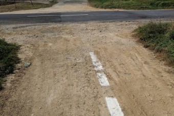 Új hungarikum a felfestett földút