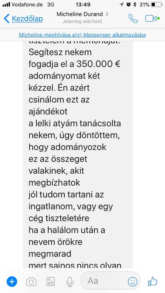 Ezért a Facebook-üzenetért András megérdemli, hogy felkerüljön a fejére egy babérkoszorú 3