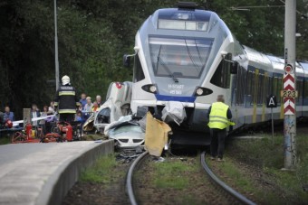 Videón a brutális pesti vonatbaleset