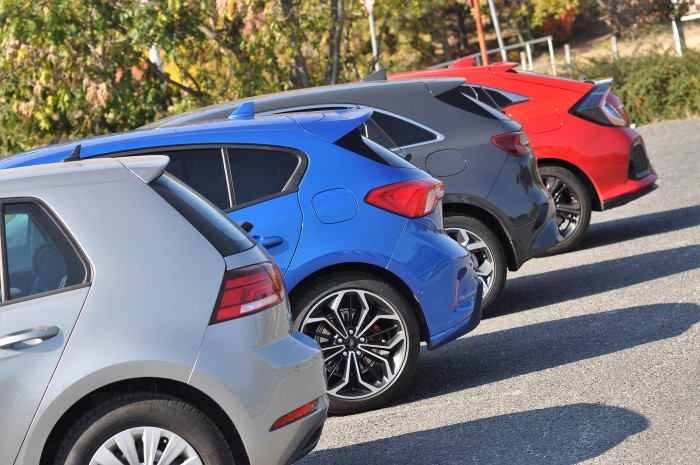Összehasonlító teszt: Focus, Ceed, Civic vagy még mindig a Golf a legjobb? 282 Összehasonlító teszt: Focus, Ceed, Civic vagy még mindig a Golf a legjobb? 282