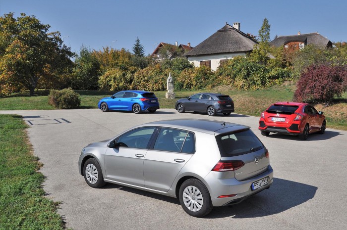 Összehasonlító teszt: Focus, Ceed, Civic vagy még mindig a Golf a legjobb? 1 Összehasonlító teszt: Focus, Ceed, Civic vagy még mindig a Golf a legjobb? 1