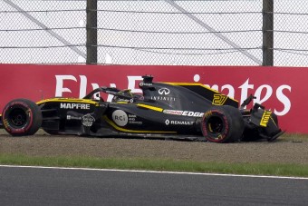 F1: Balesettel ért véget az utolsó edzés