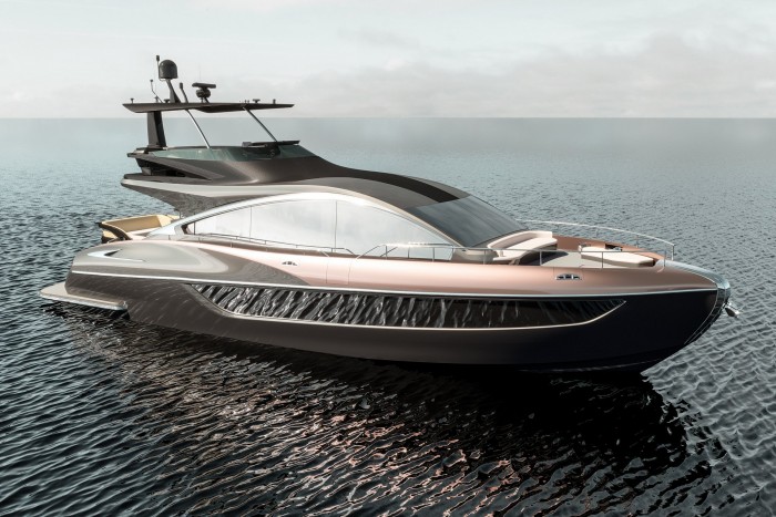 Már gyártják a Lexus szuperjachtját