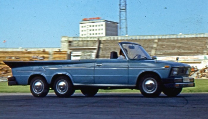 Egyedi hatkerekű Lada került elő a múltból 1