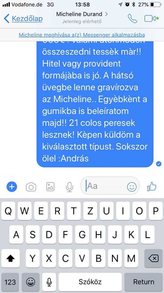 Ezért a Facebook-üzenetért András megérdemli, hogy felkerüljön a fejére egy babérkoszorú 7