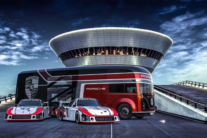 Menő versenyautó szállítót tervezett egy dizájner