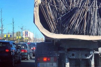 Rakományrögzítésből elégtelent kapna ez a magyar teherautós