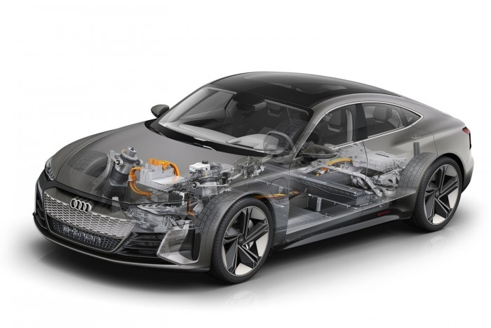 Elképesztően menőn néz ki az Audi sportos villanyautója 7