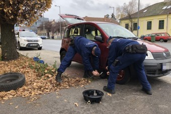 Rendőrök voltak a nap hősei Békéscsabán