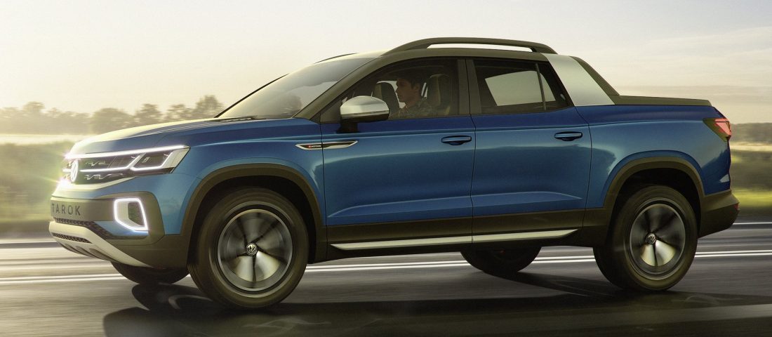 Személyautóból faragott pickupot a Volkswagen