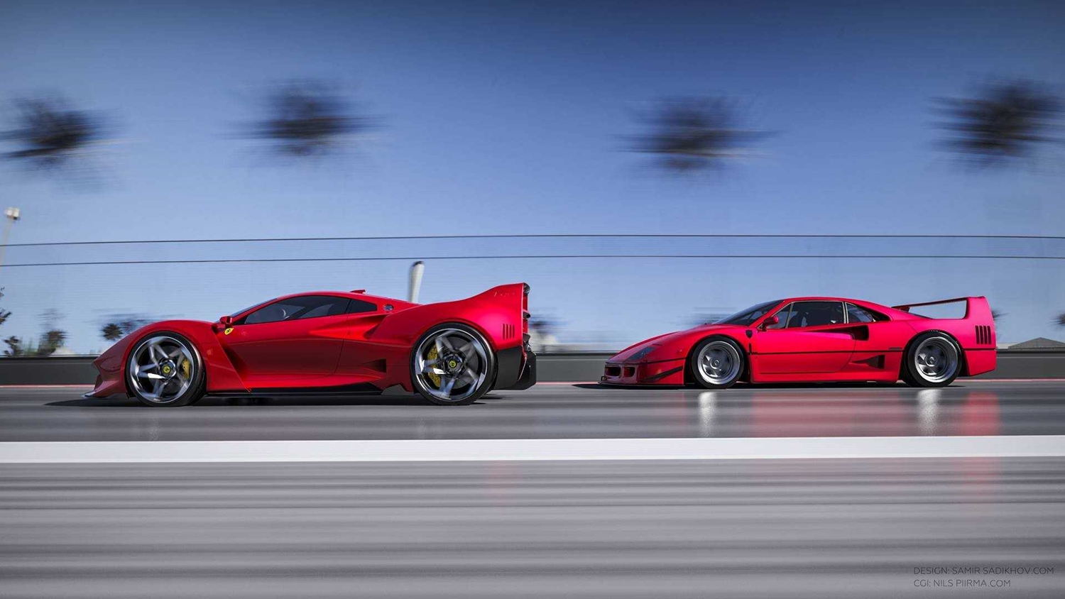 Ha ilyen lenne ma a Ferrari F40, azt imádnánk! 6