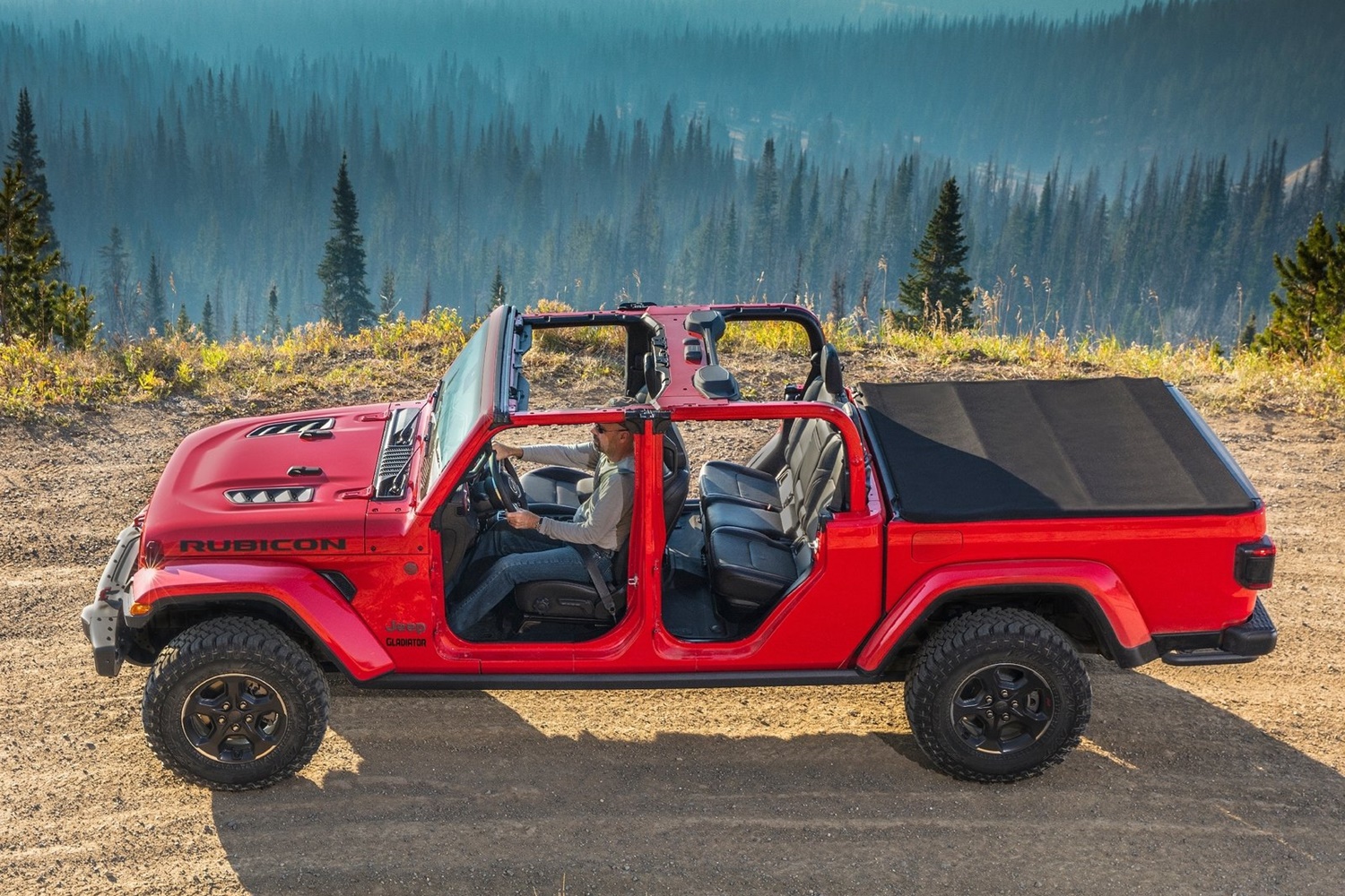 Nincs akadály a Jeep platós terepjárója előtt 7