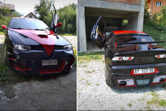 Bazári rémet faragtak ebből a szerencsétlen Alfa Romeóból