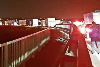 Karácsony van az M0-áson, elég durva a helyzet