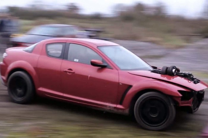 Őrült motor került ebbe a Mazda RX-8-asba