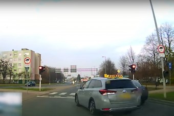 Parádés előzést mutatott be egy győri taxis