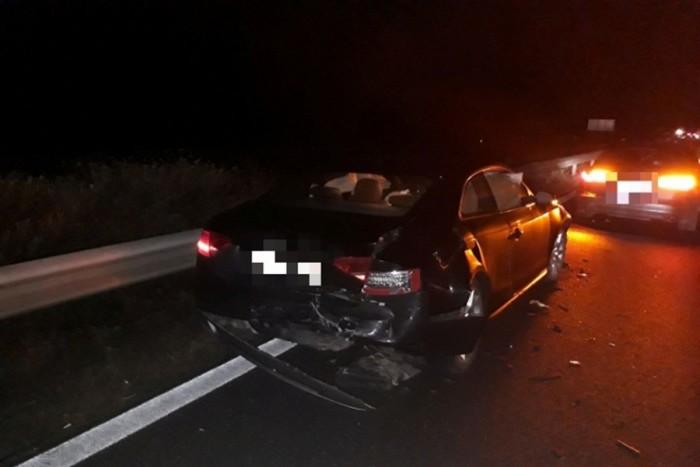 Képeken az M1-esen történt baleset 4