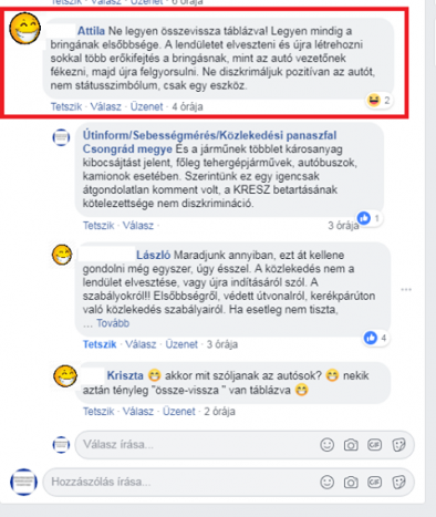 Összecsaptak az autósok és a bringások egy bunkó és szabálytalan makói kerékpáros miatt 3