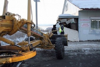 Hókotró vágott ketté egy nőt