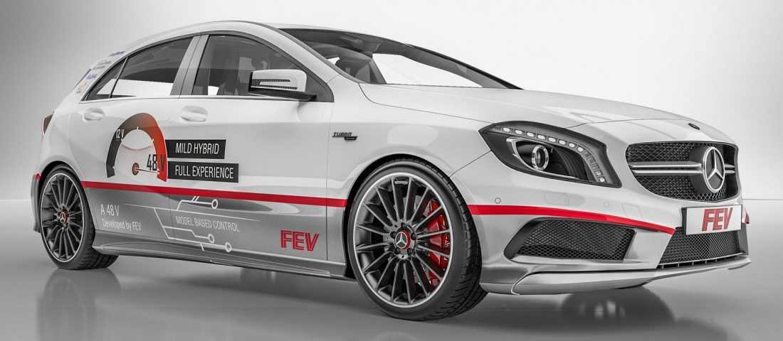 Mild hibrid rendszer az AMG A45 fedélzetén