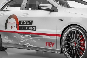 Mild hibrid rendszer az AMG A45 fedélzetén