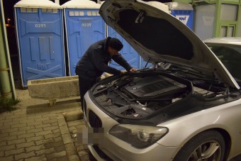 Lopott luxus-BMW-t fogtak a magyar rendőrök