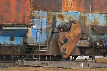 Ettől a lépegető orosz gépszörnytől kikerekedett a szemünk