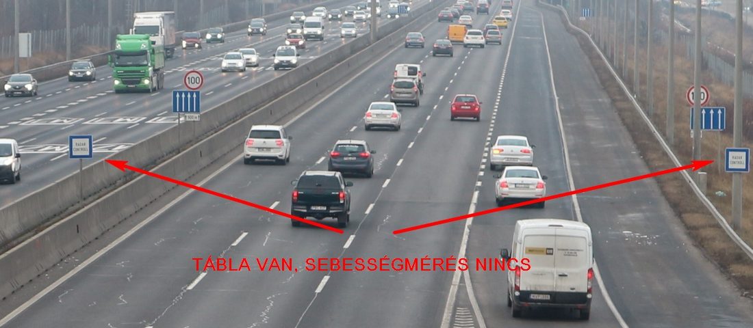 Nahát: nem is működnek az autópályákon lévő régi traffipaxok