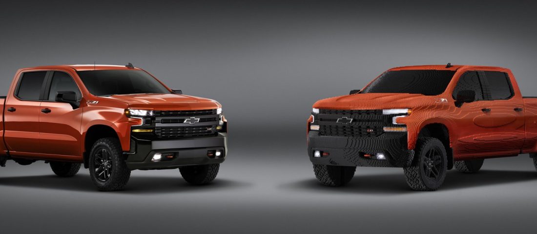 Életnagyságú kisteherautót építettek LEGO-ból