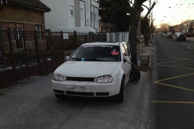 Teljesen érthetetlen, miért kapott kerékbilincset egy roncs Zuglóban 2