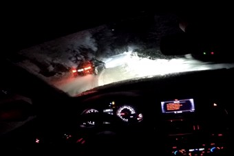 És akkor egy BMW-s és egy audis elment a hegyekbe játszani