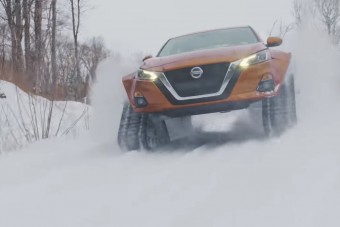 Mindent megmászó hójárót csináltak ebből a Nissanból