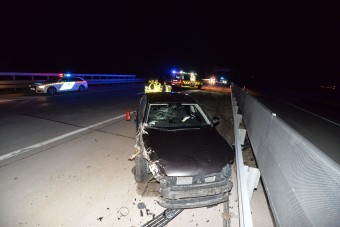 Megrázó fotókon az M0-s szilveszteri horrorbalesete